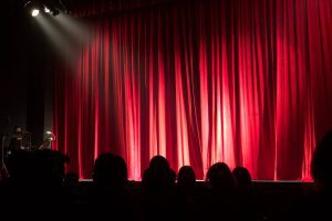 część teatru za sceną